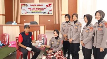 Polres Gayo Lues Gelar Donor Darah, Dukung Upaya Pemenuhan Stok Darah di RSU Muhammad Ali Kasim