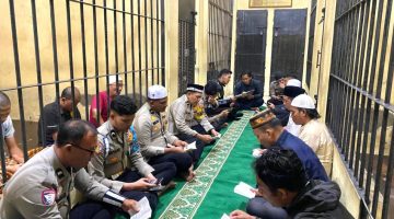 Yasinan Bersama Tahanan, Polres Gayo Lues Bangun Pembinaan Moral dan Keagamaan